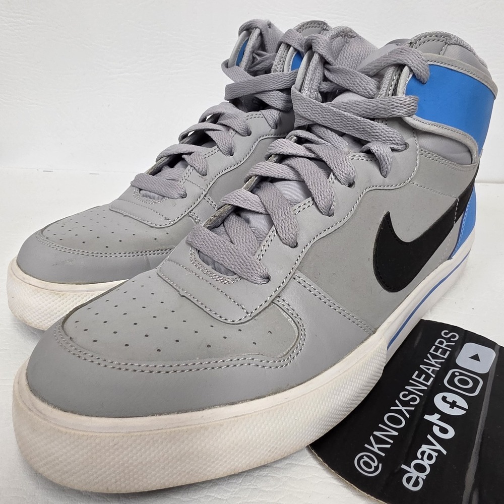 Nike Air Big High AC Wolf Grey Blue Sneaker 477103-041 Men's Size 11.5
